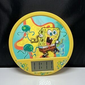 2009 Spongebob SquarePants Nickelodeon Holographic Do The Jelly‎ Wall Clock